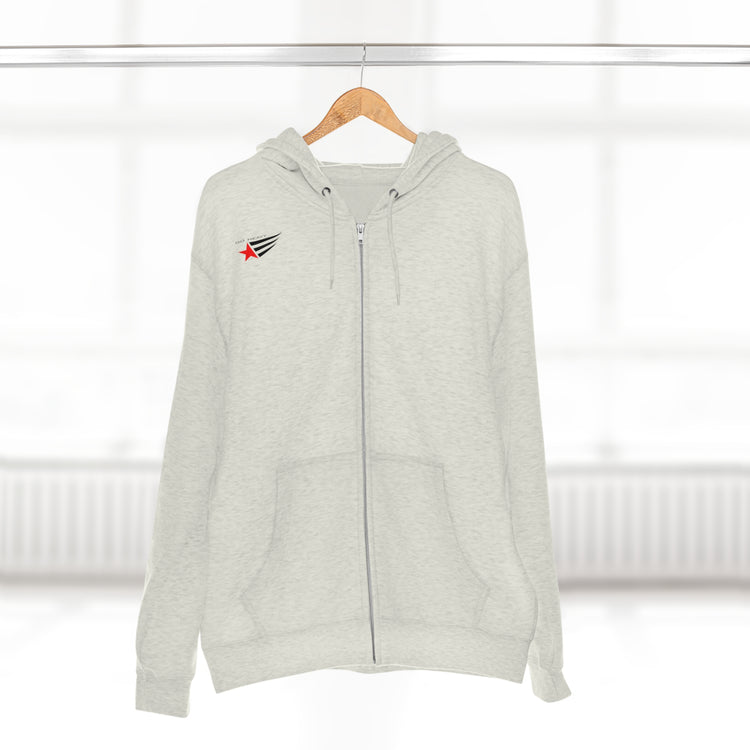GYMSTAR Premium Full Zip Hoodie - Urban Style Performance - Cotton Ring-Spun Blend