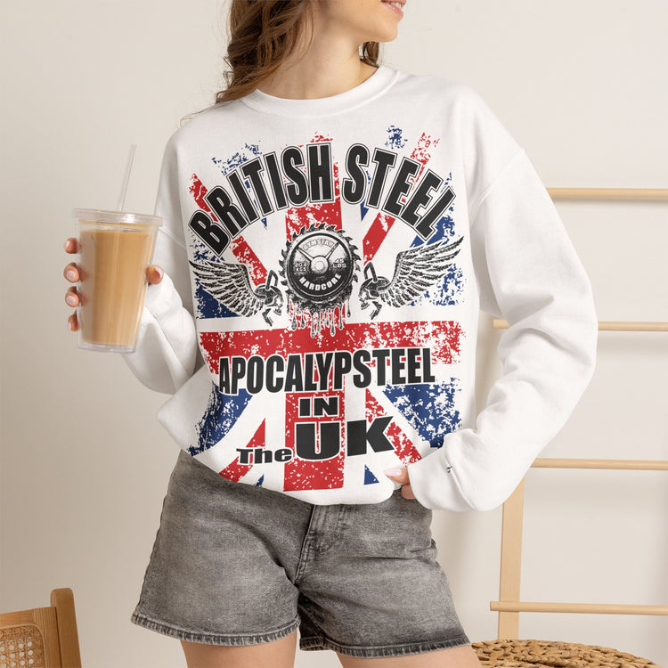 GYMSTAR British Steel Unisex Gym Crewneck Sweatshirt