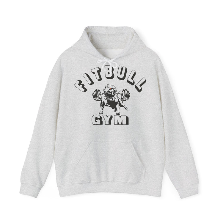FITBULL Gym Graphic Hoodie — Pitbull Gym Vintage Weightlifting