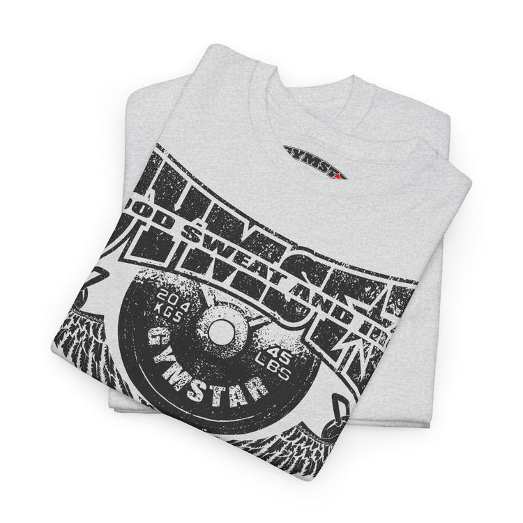 GYMSTAR Blood, Sweat and Iron Unisex Gym T-Shirt