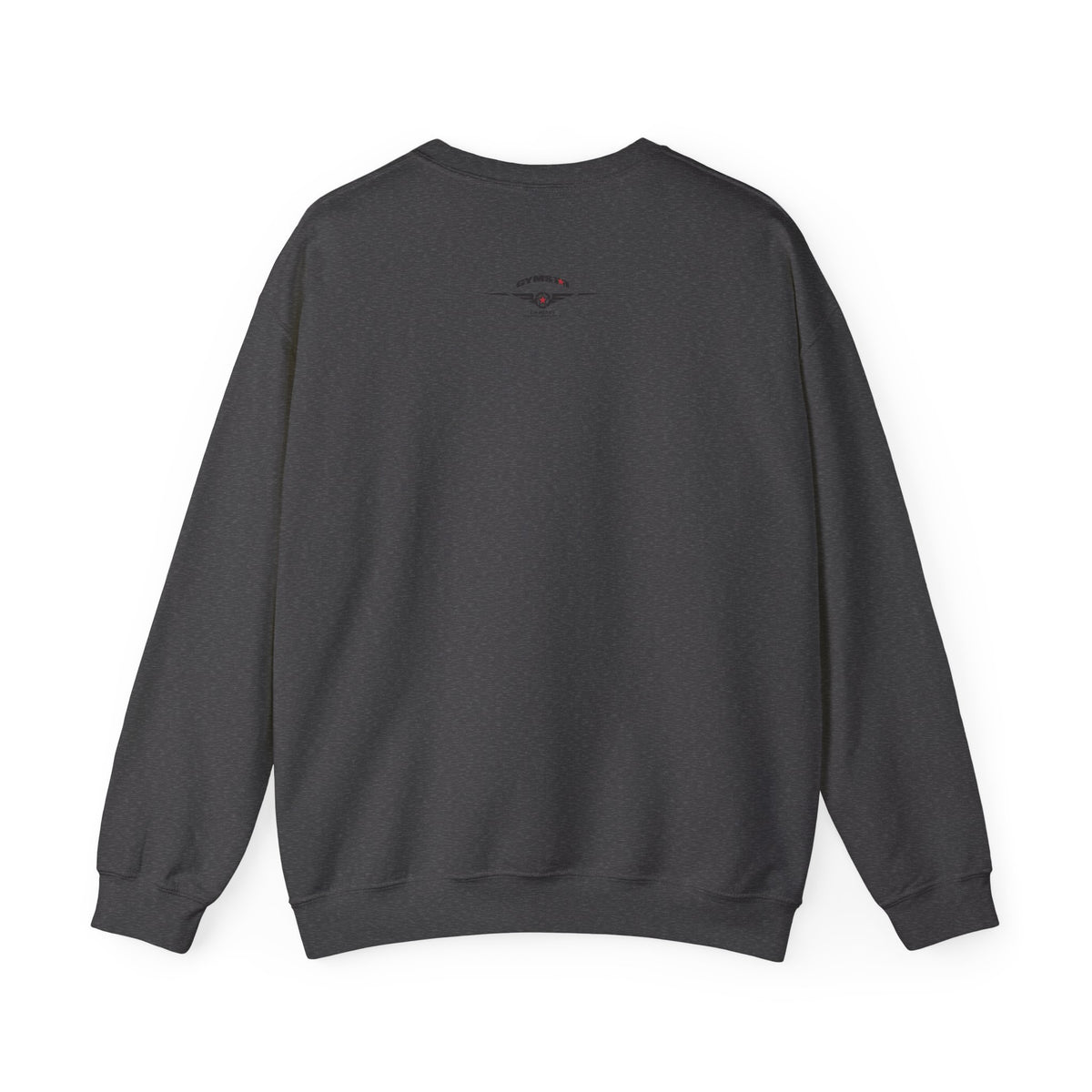 Dark gray sweatshirt on a white background