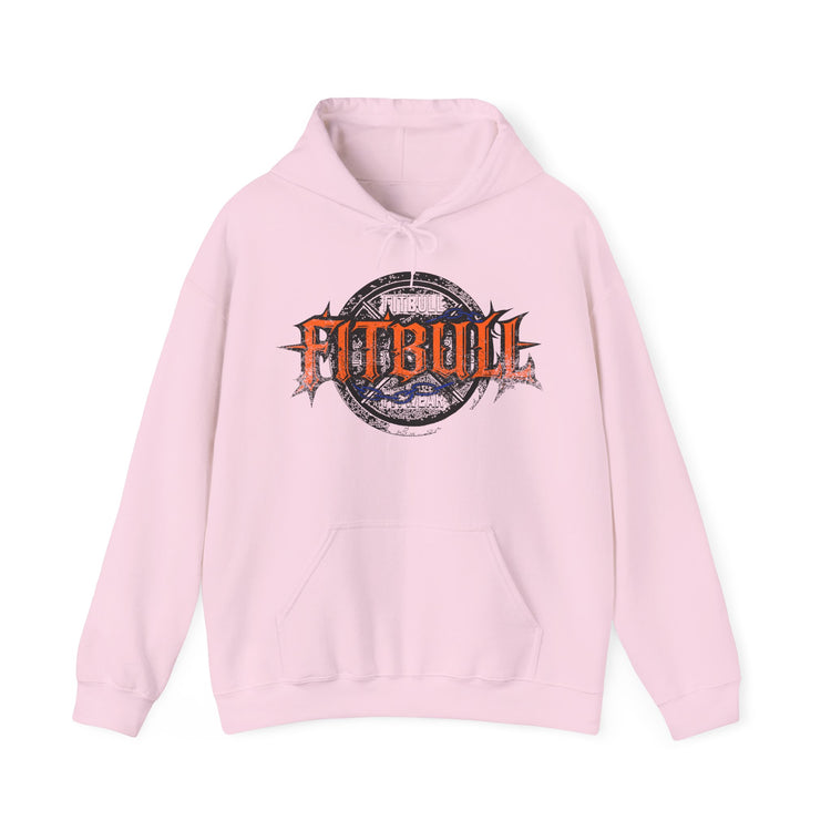 FITBULL Graphic Hoodie — Chains Pitbull Vintage Gym Pullover