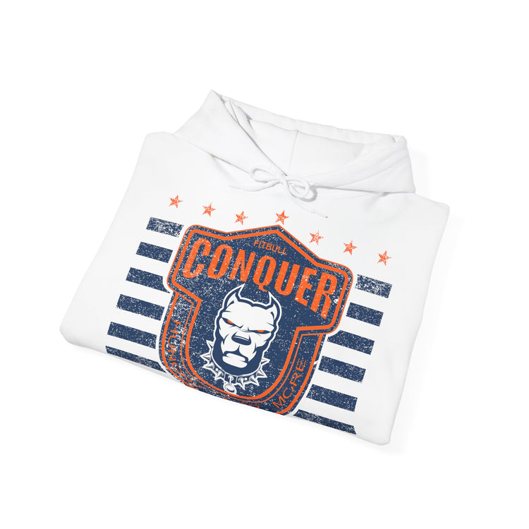 FITBULL Conquer — Pullover Hoodie | Vintage Dog Strength Edition
