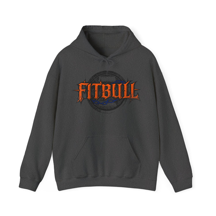 FITBULL Graphic Hoodie — Chains Pitbull Vintage Gym Pullover