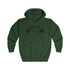 Green Gymstar hoodie with 'Athletic' text and cross design on a white background