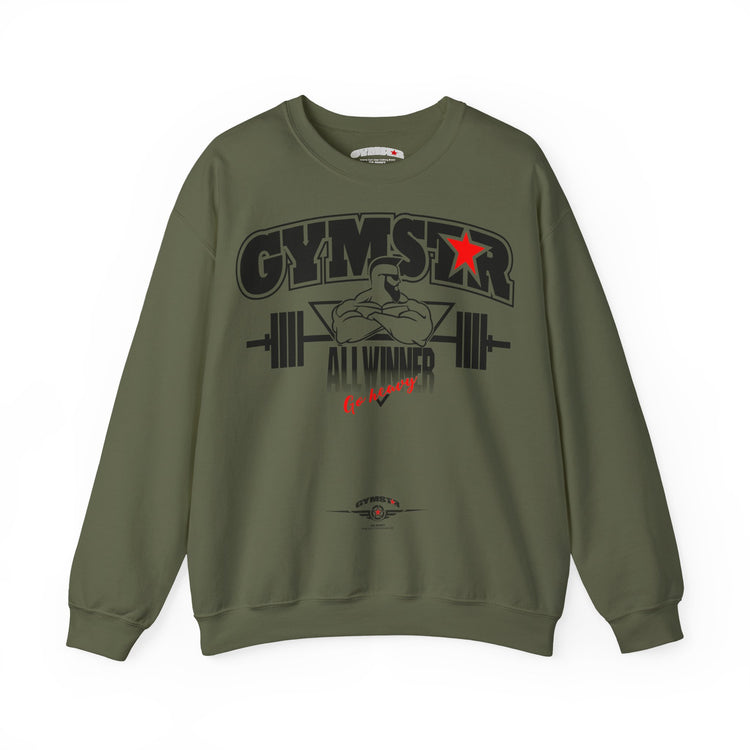 GYMSTAR Graphic Sweatshirt — Bad Attitude Retro Bodybuilding Crewneck