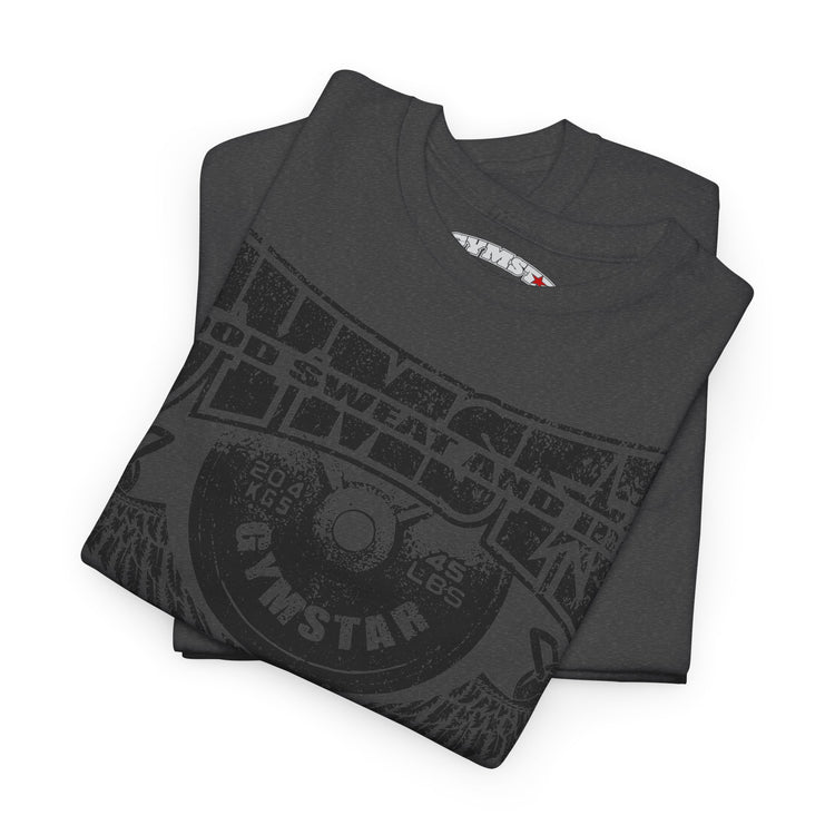 GYMSTAR Blood, Sweat and Iron Unisex Gym T-Shirt
