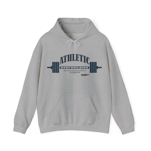 Gray Gymstar Athletic hoodie with 'Dogtown St. Louis' text on a white background