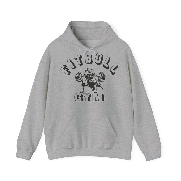 FITBULL Gym Graphic Hoodie — Pitbull Gym Vintage Weightlifting