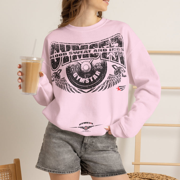GYMSTAR Blood, Sweat and Iron Gym Crewneck Sweatshirt