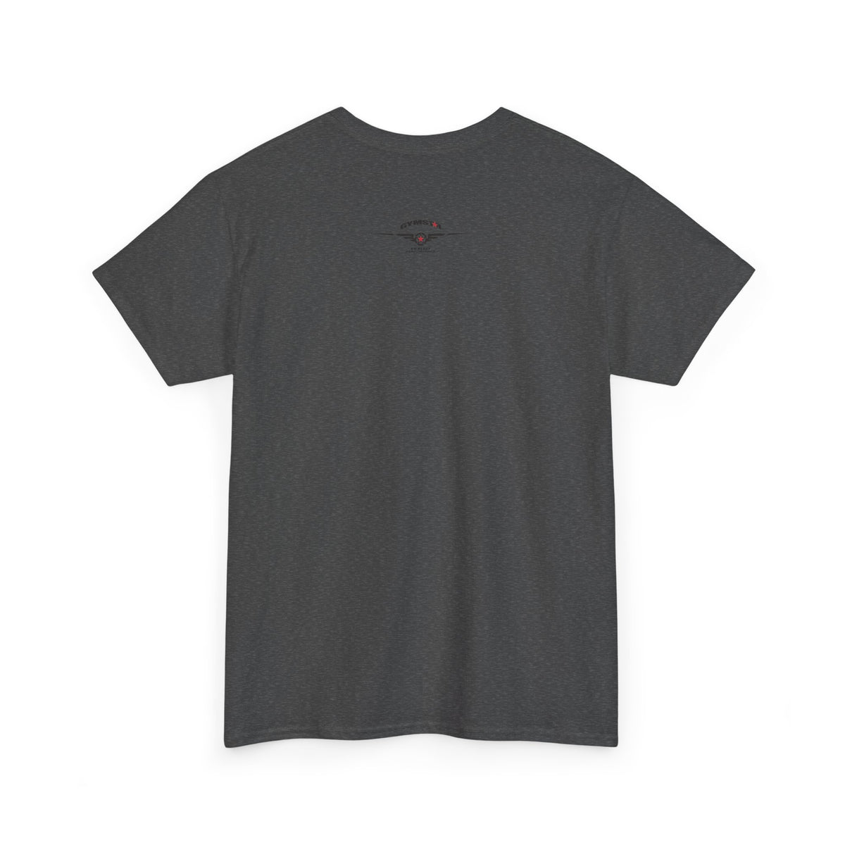 An olive green short-sleeve crewneck t-shirt shown from the back, laid flat against a solid white background.