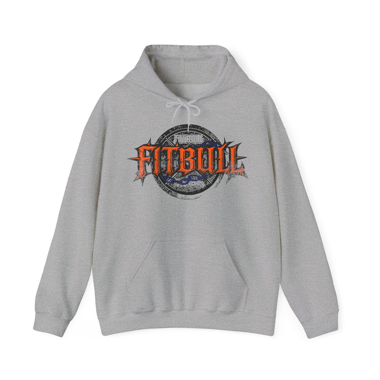 FITBULL Graphic Hoodie — Chains Pitbull Vintage Gym Pullover