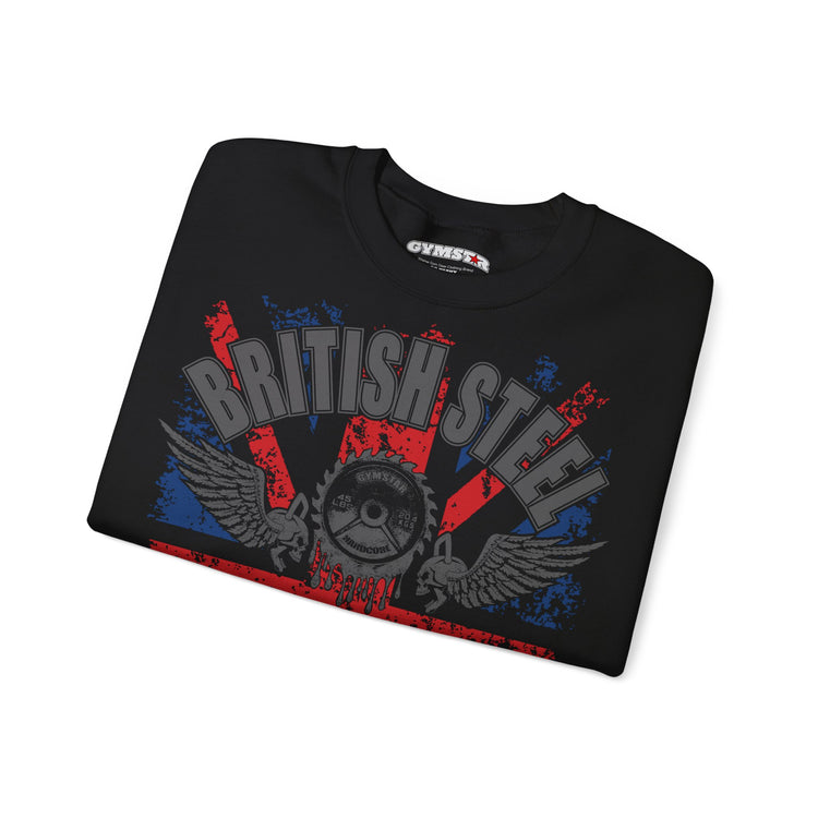 GYMSTAR British Steel Unisex Gym Crewneck Sweatshirt