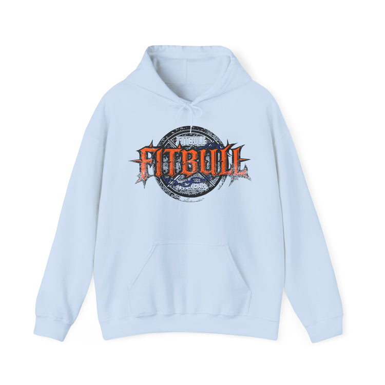 FITBULL Graphic Hoodie — Chains Pitbull Vintage Gym Pullover