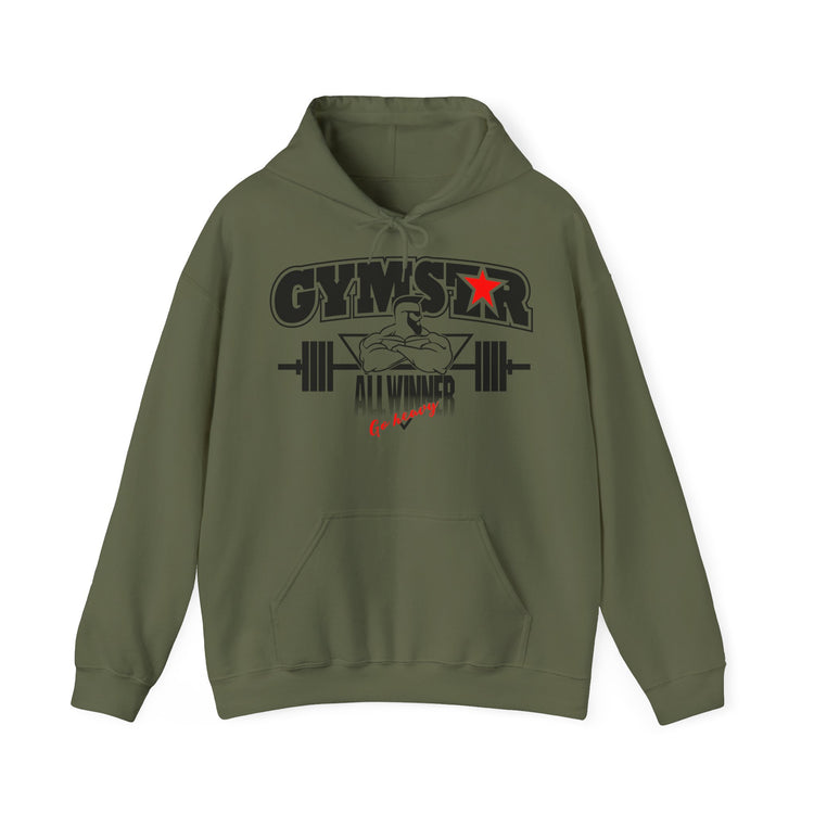 GYMSTAR Graphic Hoodie — Bad Attitude Barbell Bodybuilding Sweatshirt