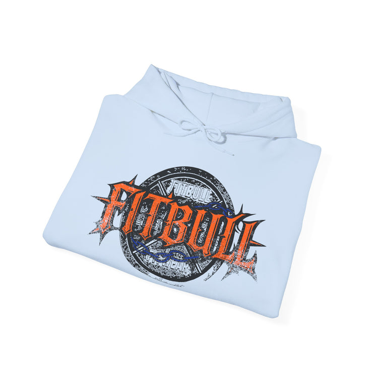 FITBULL Graphic Hoodie — Chains Pitbull Vintage Gym Pullover