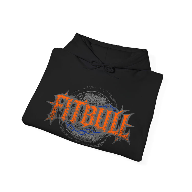 FITBULL Graphic Hoodie — Chains Pitbull Vintage Gym Pullover