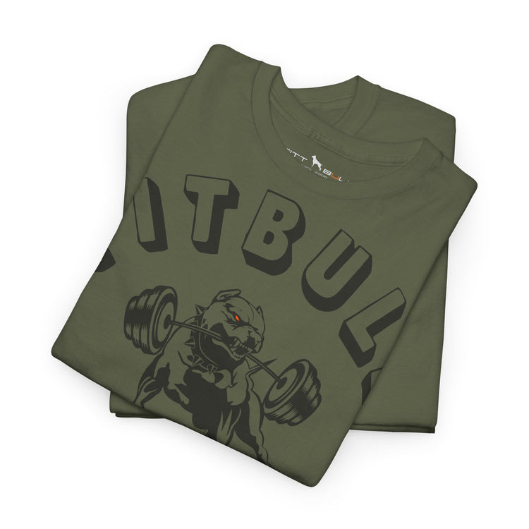 Fitbull Gym T-Shirt — Vintage Weightlifting Bulldog Tee