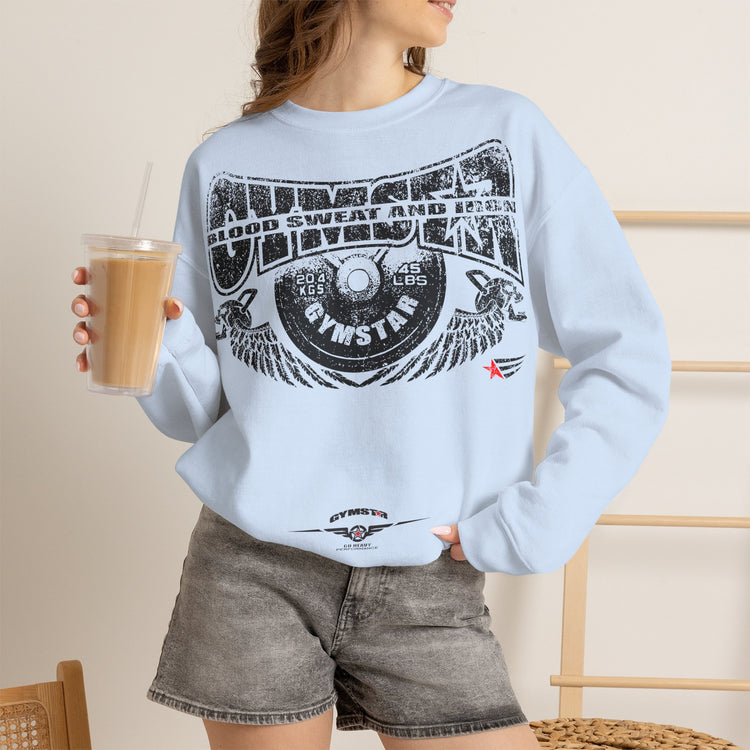 GYMSTAR Blood, Sweat and Iron Gym Crewneck Sweatshirt