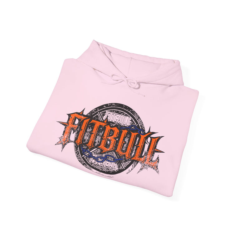 FITBULL Graphic Hoodie — Chains Pitbull Vintage Gym Pullover