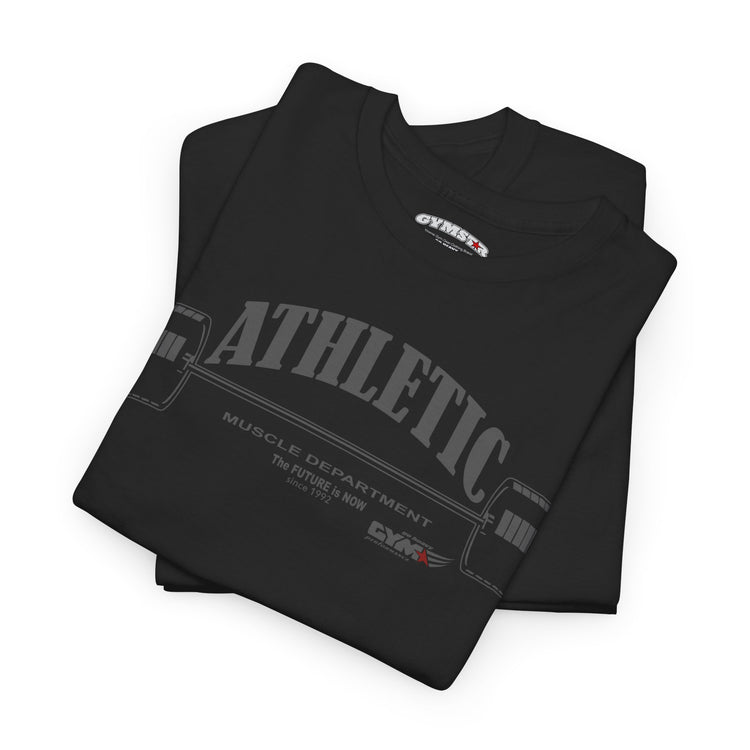GYMSTAR Athletic Barbell T-Shirt — Vintage Gym Weightlifting Tee