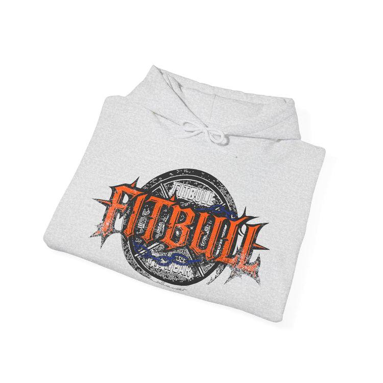 FITBULL Graphic Hoodie — Chains Pitbull Vintage Gym Pullover