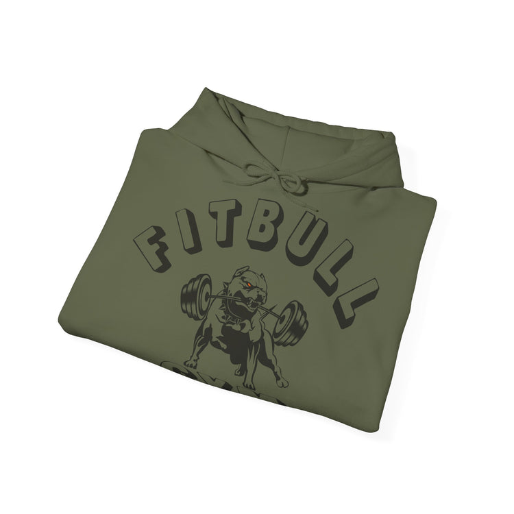 FITBULL Gym Graphic Hoodie — Pitbull Gym Vintage Weightlifting