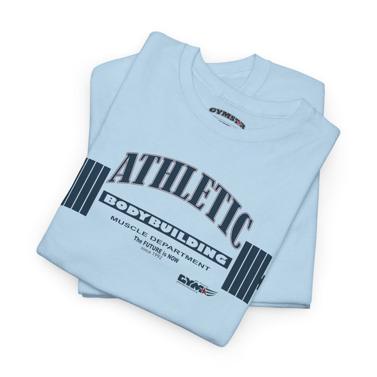 GYMSTAR Athletic Barbell T-Shirt — Vintage Gym Weightlifting Tee
