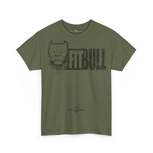 FITBULL Gym Graphic Tee – Bodybuilding Dog Design
