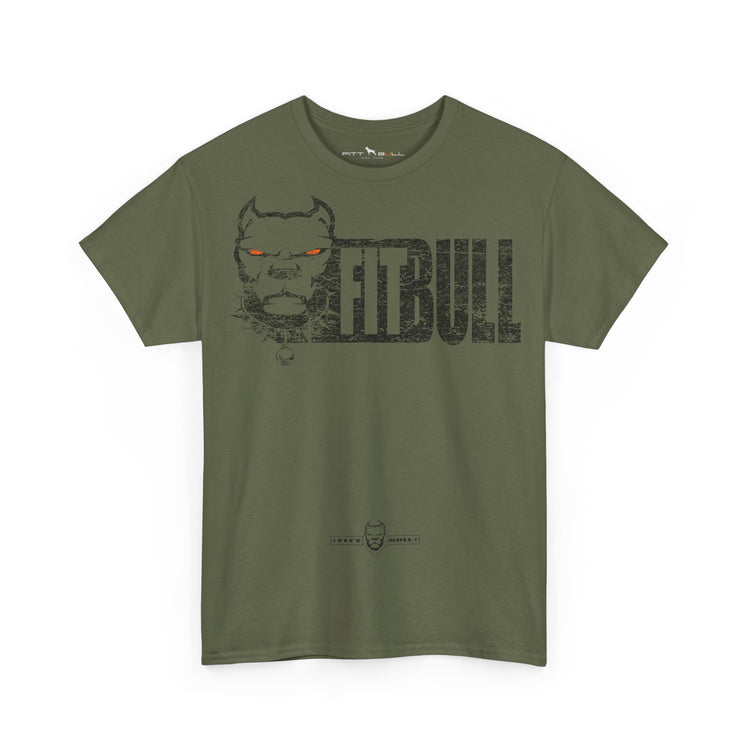 FITBULL Gym Graphic Tee – Bodybuilding Dog Design