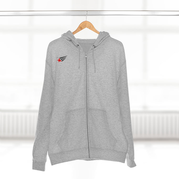 GYMSTAR Premium Full Zip Hoodie - Urban Style Performance - Cotton Ring-Spun Blend