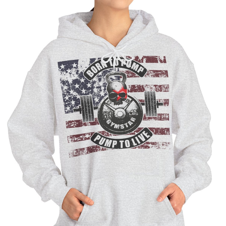 GYMSTAR Born to Pump Unisex Gym Hoodie