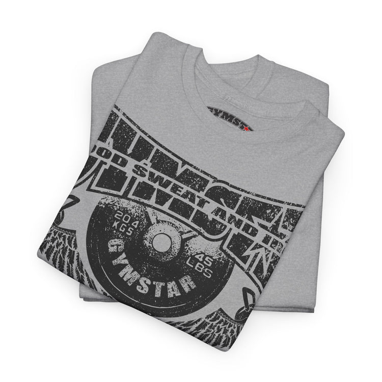 GYMSTAR Blood, Sweat and Iron Unisex Gym T-Shirt