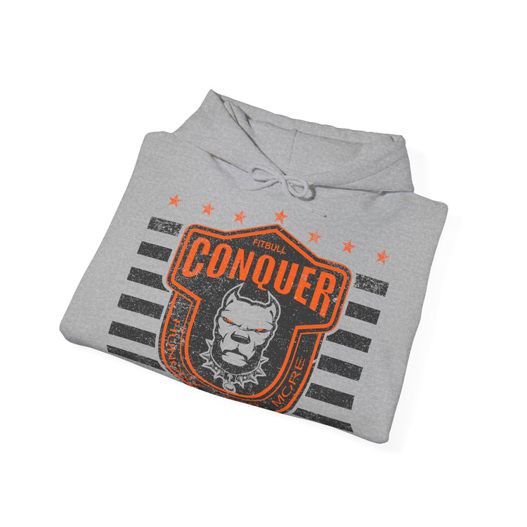 FITBULL Conquer — Pullover Hoodie | Vintage Dog Strength Edition