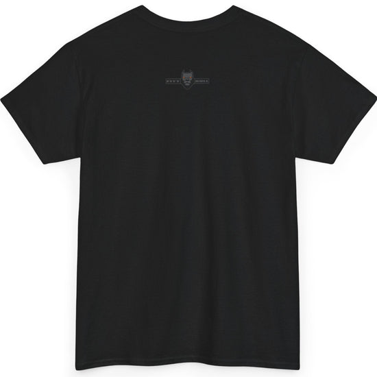 Black Fitbull t-shirt with a small black logo on the back. Fitness and Bodybuilding motivating.