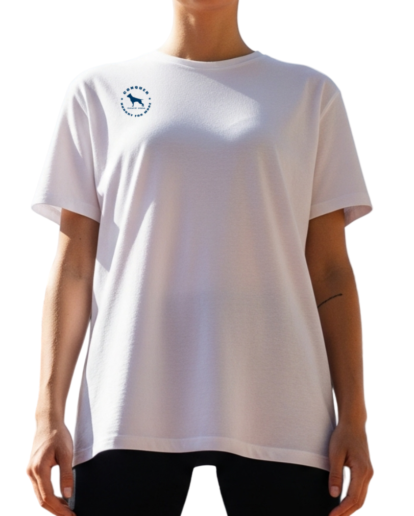 Man wearing grey fitness Fitbull t-shirt 