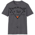charcoal Fitbull T-shirt with a logo and a motivational print