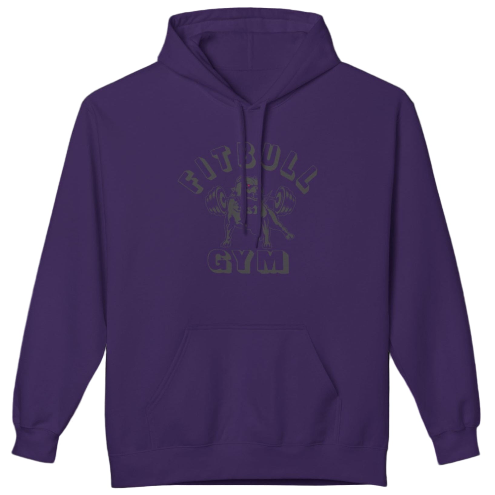light purple sporty hoodie for fitness and crossfit by the Fitbull brand, branded with a logo and a motivating motif