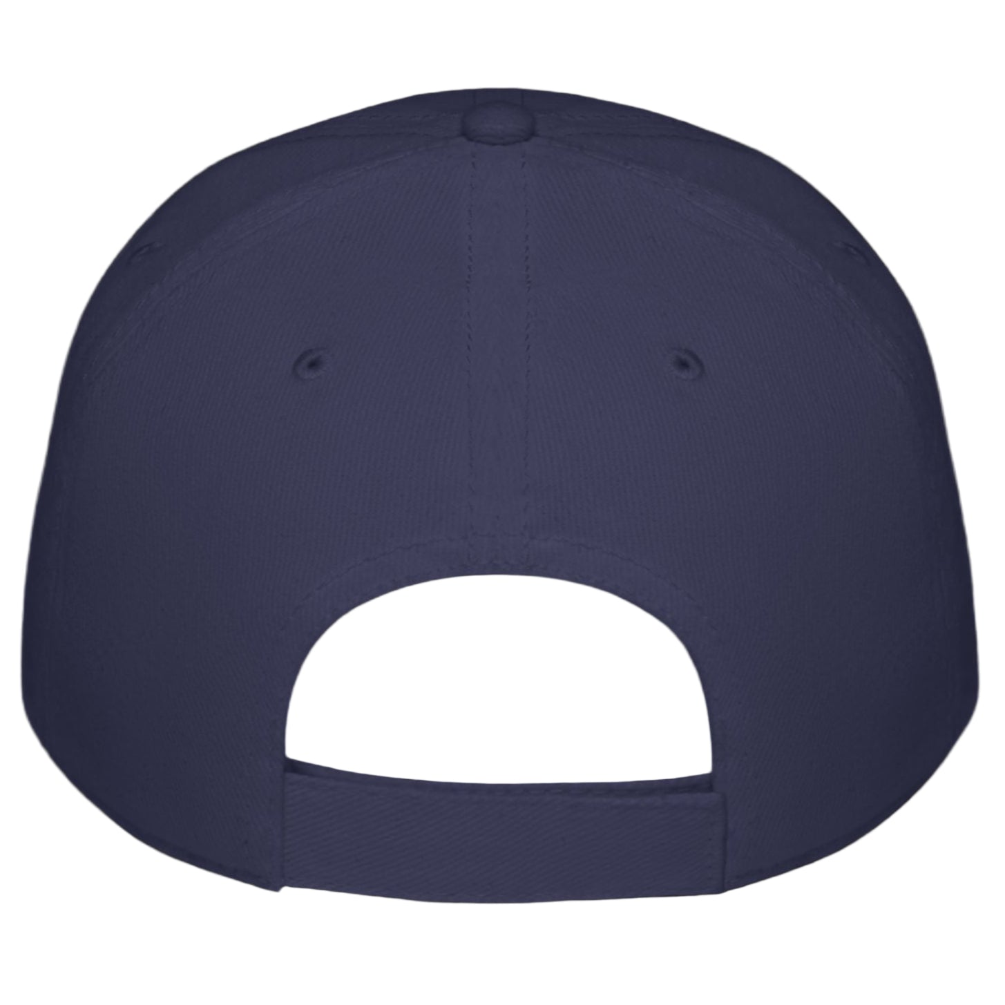 Navy blue Fitbull baseball cap with logo back view.