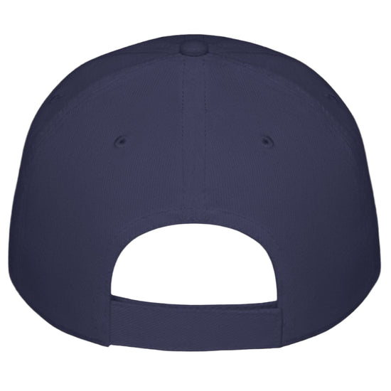 Navy blue Fitbull baseball cap with logo back view.
