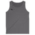  a grey Fitbull sports tank top branded with the Fitbull Fit Wear logo