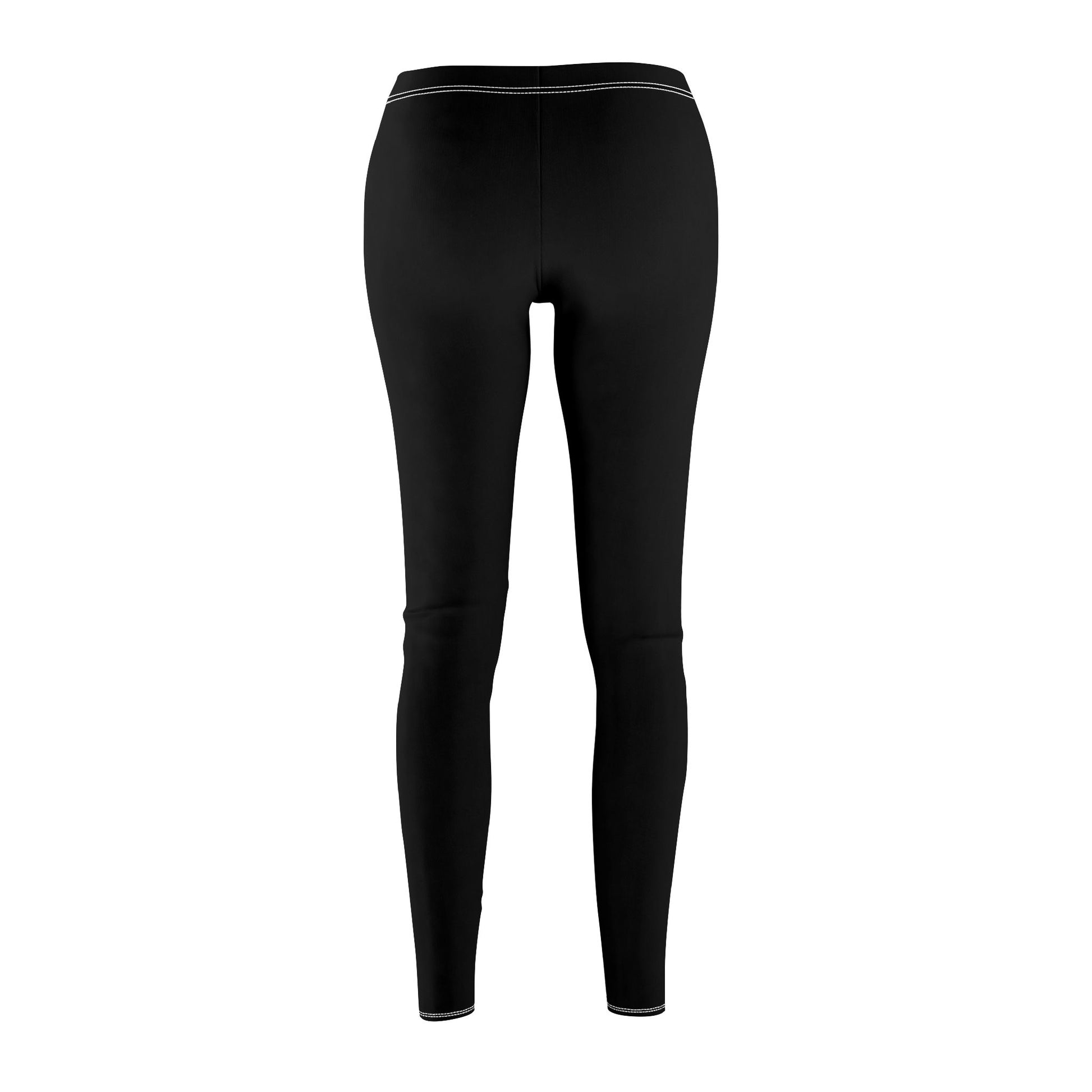 schwarze Fitness-Leggings der Marke Fitbull, Rücktansicht