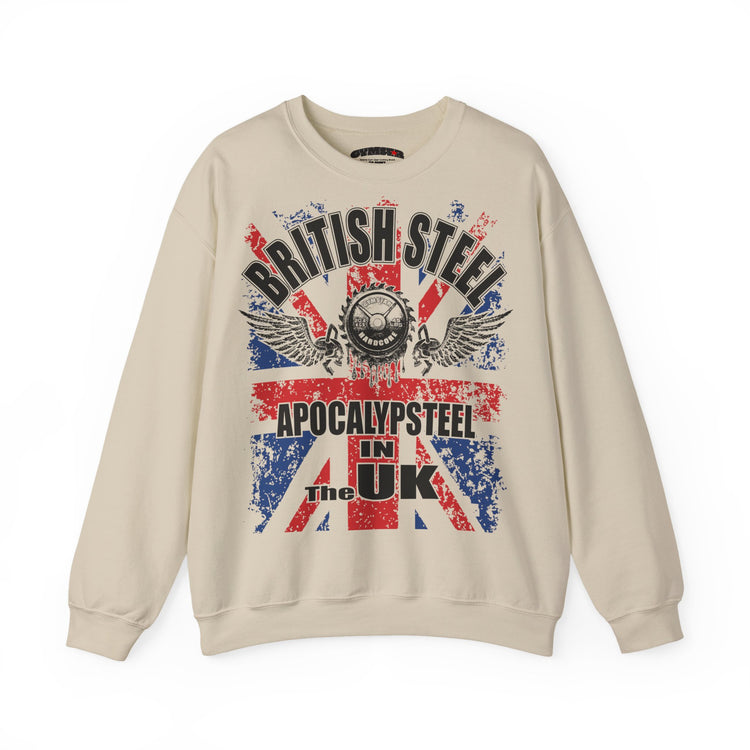 GYMSTAR British Steel Unisex Gym Crewneck Sweatshirt
