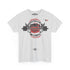 A light heather gray short-sleeve t-shirt with a large graphic print on the front. The graphic features a barbell design and distressed red and black text reading 'BRUTALIKA GYMSTAR BODYUBUILDING TRAINING SYSTEM' and 'NO LIMIT'S'.