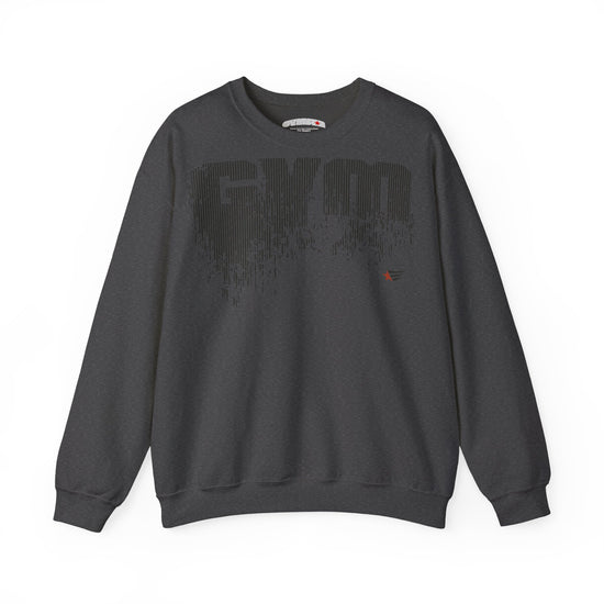 Gray sweatshirt with 'HAVOC SOFTBALL' text on a white background