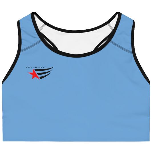 Fitness Yoga Sports Bra  Gymstar Xtreme in Sky Blue