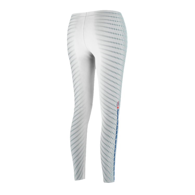 Gymstar Women’s Ombre High-Waisted Leggings – White Gradient Yoga &amp; Fitness Pants