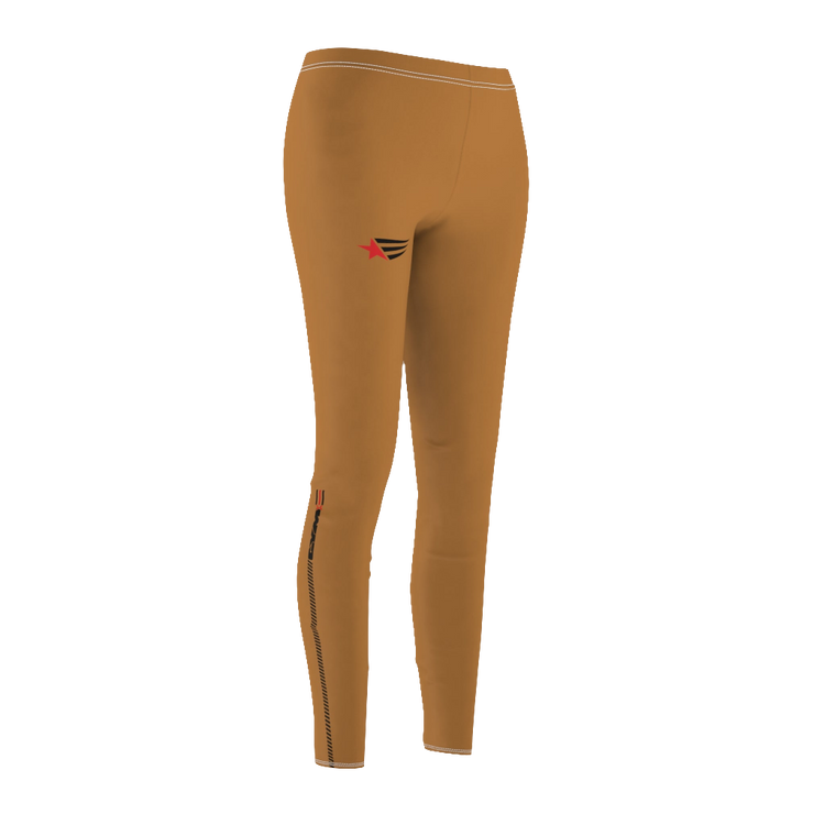 Gymstar Women’s Yoga Leggings Brown | Cut &amp; Sew Fitness &amp; Casual Wear
