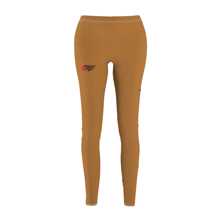 Gymstar Women’s Yoga Leggings Brown | Cut &amp; Sew Fitness &amp; Casual Wear