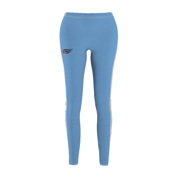 Gymstar Xtreme Women’s Cut &amp; Sew Leggings Blue | Yoga, Fitness &amp; Casual Wear